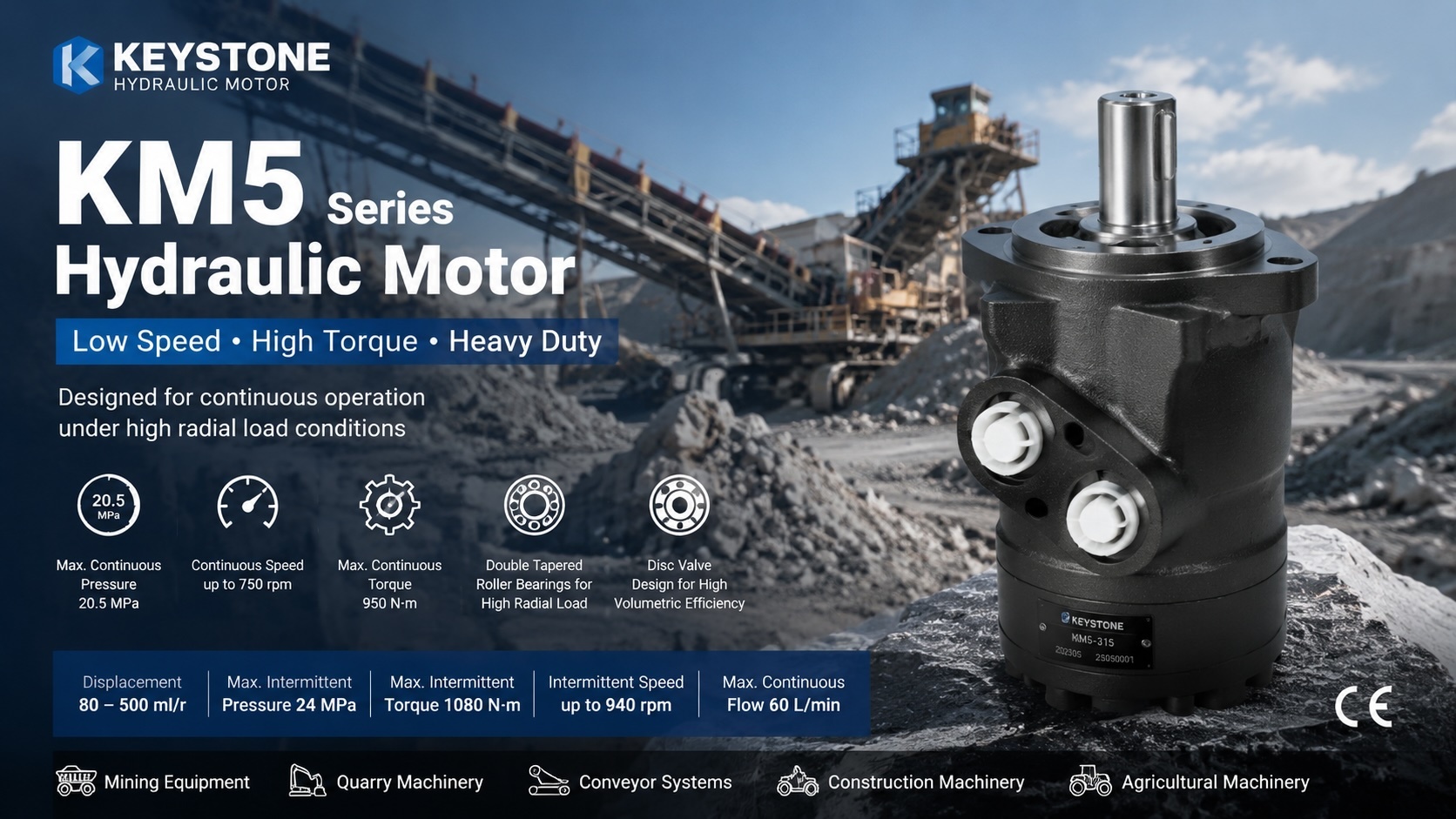 Latest company blogs about KM5 Hydraulic Motor in Mining Equipment: Managing High Radial Load and Ensuring Stable Industrial Drive Systems in Italy
