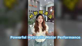Hydraulic motor demonstration video